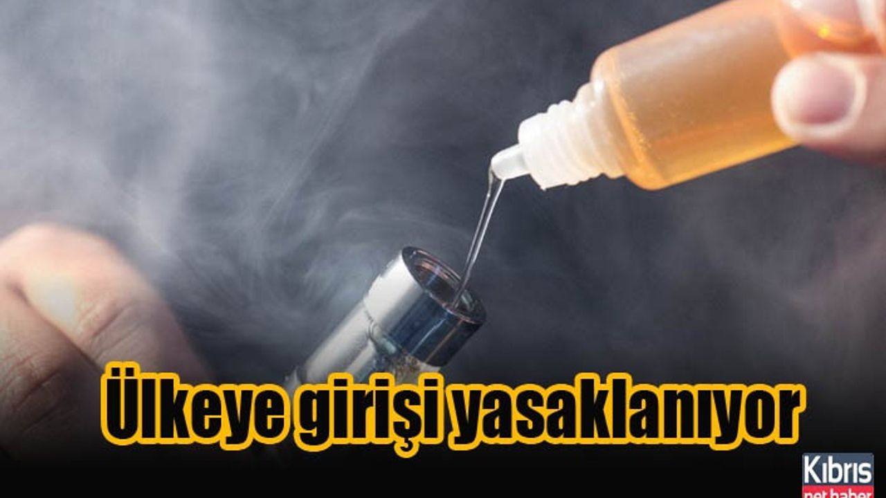 Likit içerikli elektronik sigara ve nargile konusunda önlem alınıyor