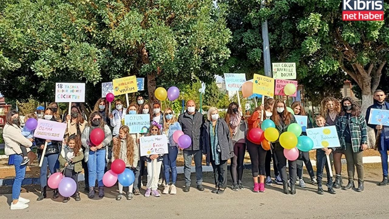 Daü, Yeniboğaziçi Belediyesi ve Mağusa Ravelin Lions Kulübü Derneği iş birliğinde 20 Kasım Dünya Çocuk Hakları Günü etkinliği