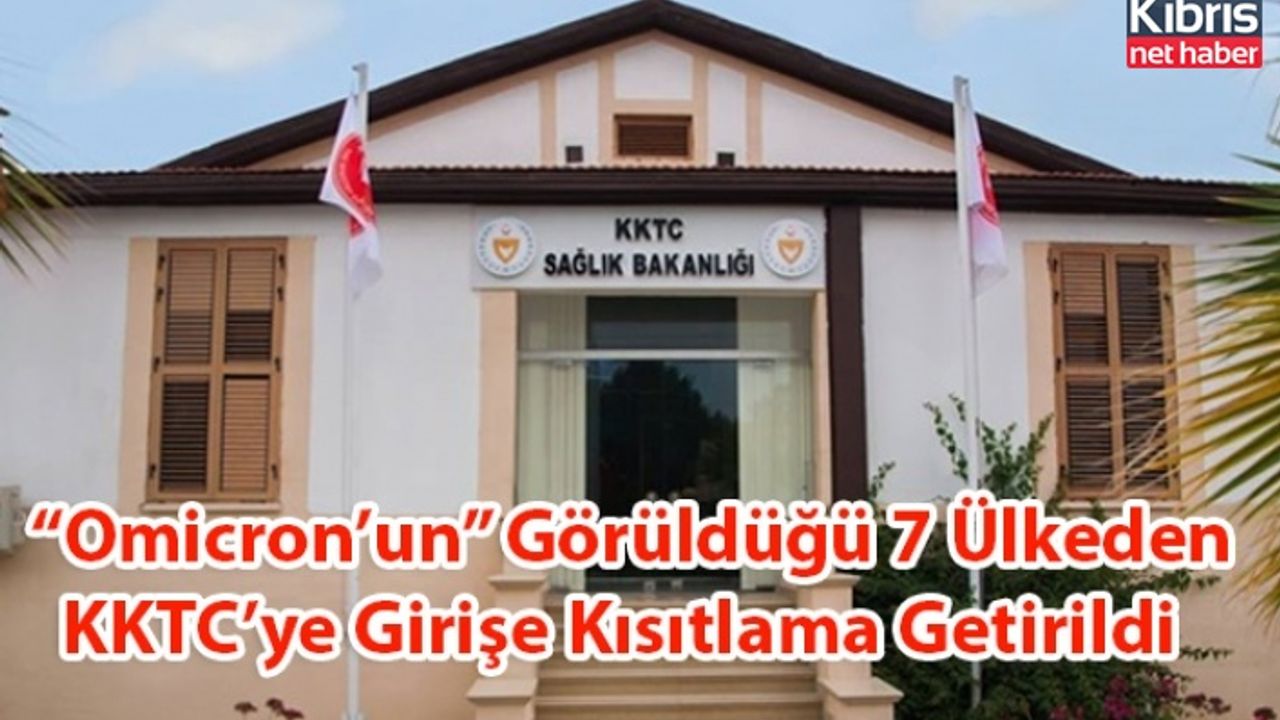 “Omicron’un” Görüldüğü 7 Ülkeden KKTC’ye Girişe Kısıtlama Getirildi
