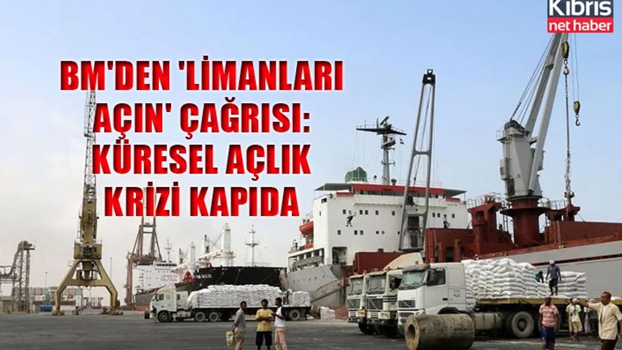 BM'den 'limanları açın' çağrısı: Küresel açlık krizi kapıda