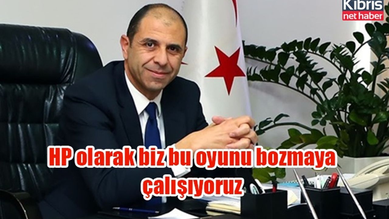 HP olarak biz bu oyunu bozmaya çalışıyoruz