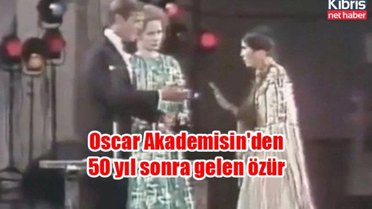 Oscar Akademisin'den  50 yıl sonra gelen özür
