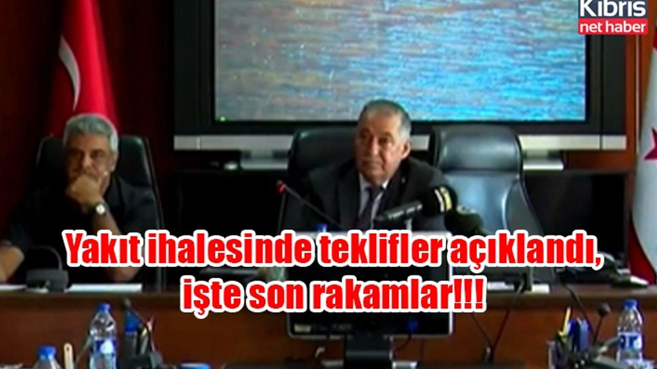 Yakıt ihalesinde teklifler açıklandı, işte son rakamlar!!!