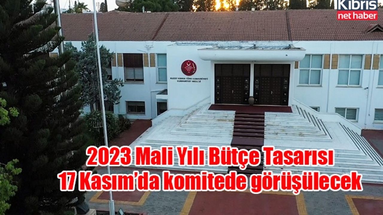 2023 Mali Yılı Bütçe Tasarısı 17 Kasım’da komitede görüşülecek