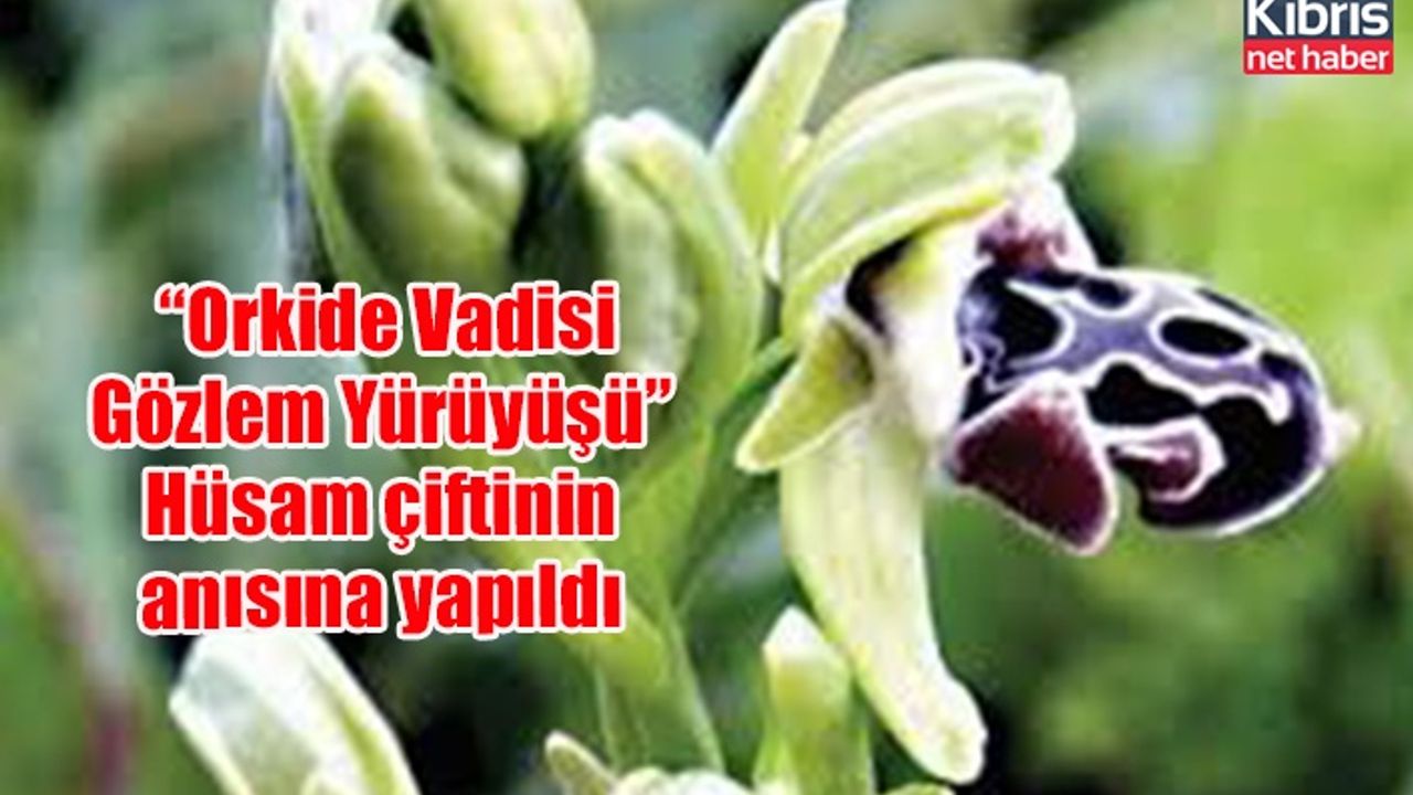 “Orkide Vadisi Gözlem Yürüyüşü” Hüsam çiftinin anısına yapıldı