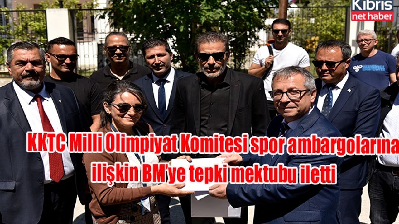 KKTC Milli Olimpiyat Komitesi spor ambargolarına ilişkin BM’ye tepki mektubu iletti