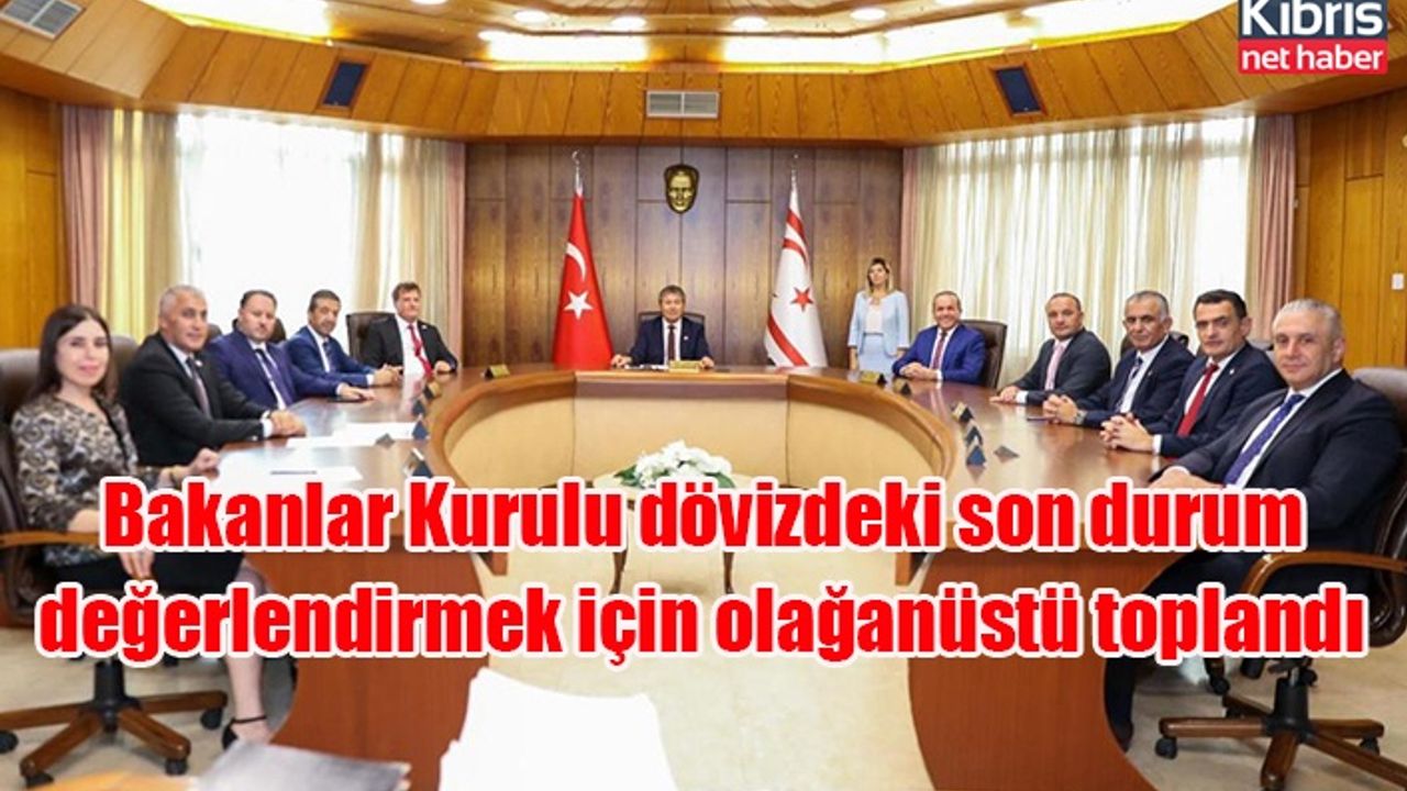 Bakanlar Kurulu dövizdeki son durum değerlendirmek için olağanüstü toplandı