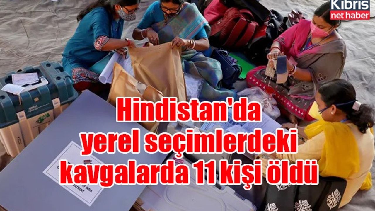 Hindistan'da yerel seçimlerdeki kavgalarda 11 kişi öldü