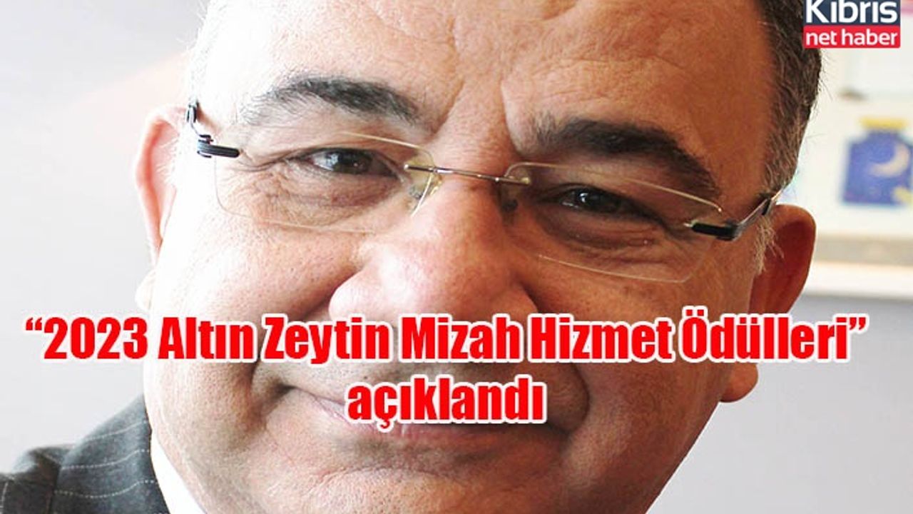 “2023 Altın Zeytin Mizah Hizmet Ödülleri” açıklandı