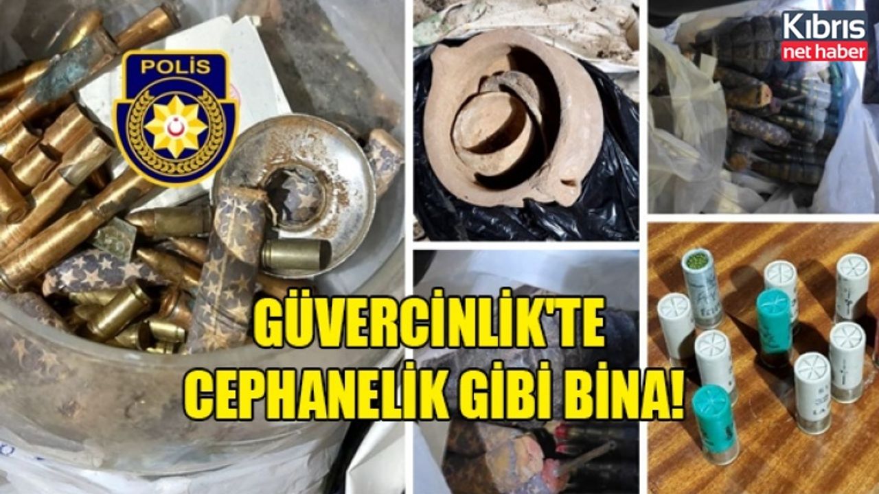El bombası, canlı mermi ve av tüfeği fişeği bulundu