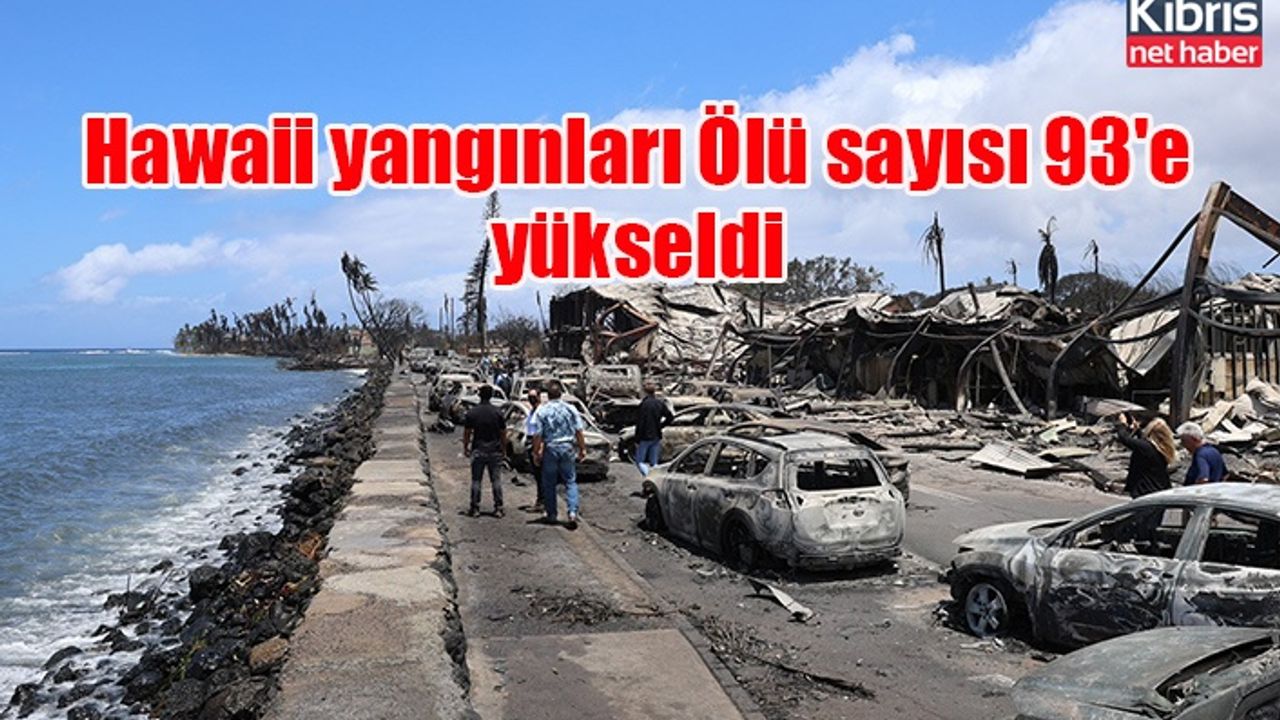 Hawaii yangınları Ölü sayısı 93'e yükseldi