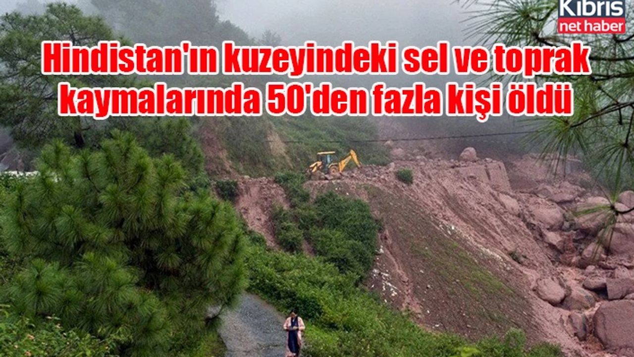 Hindistan'ın kuzeyindeki sel ve toprak kaymalarında 50'den fazla kişi öldü