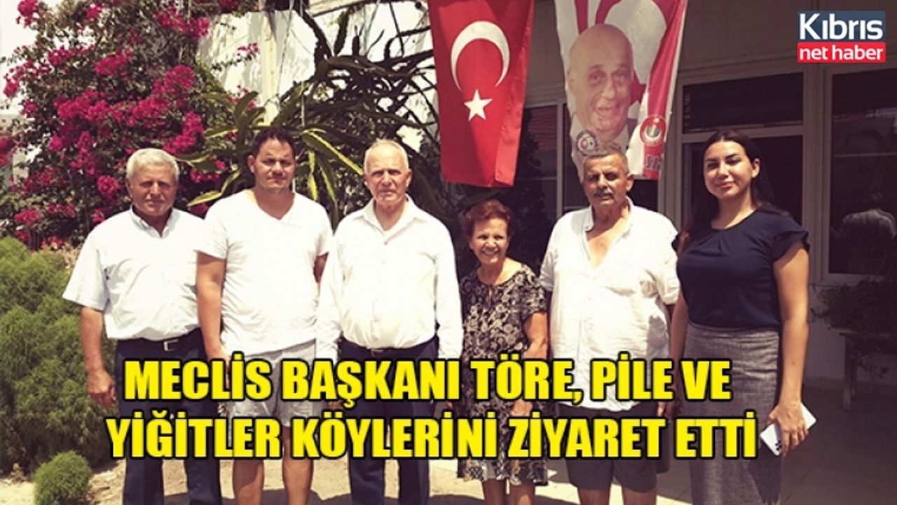 Meclis Başkanı Töre, Pile ve Yiğitler köylerini ziyaret etti