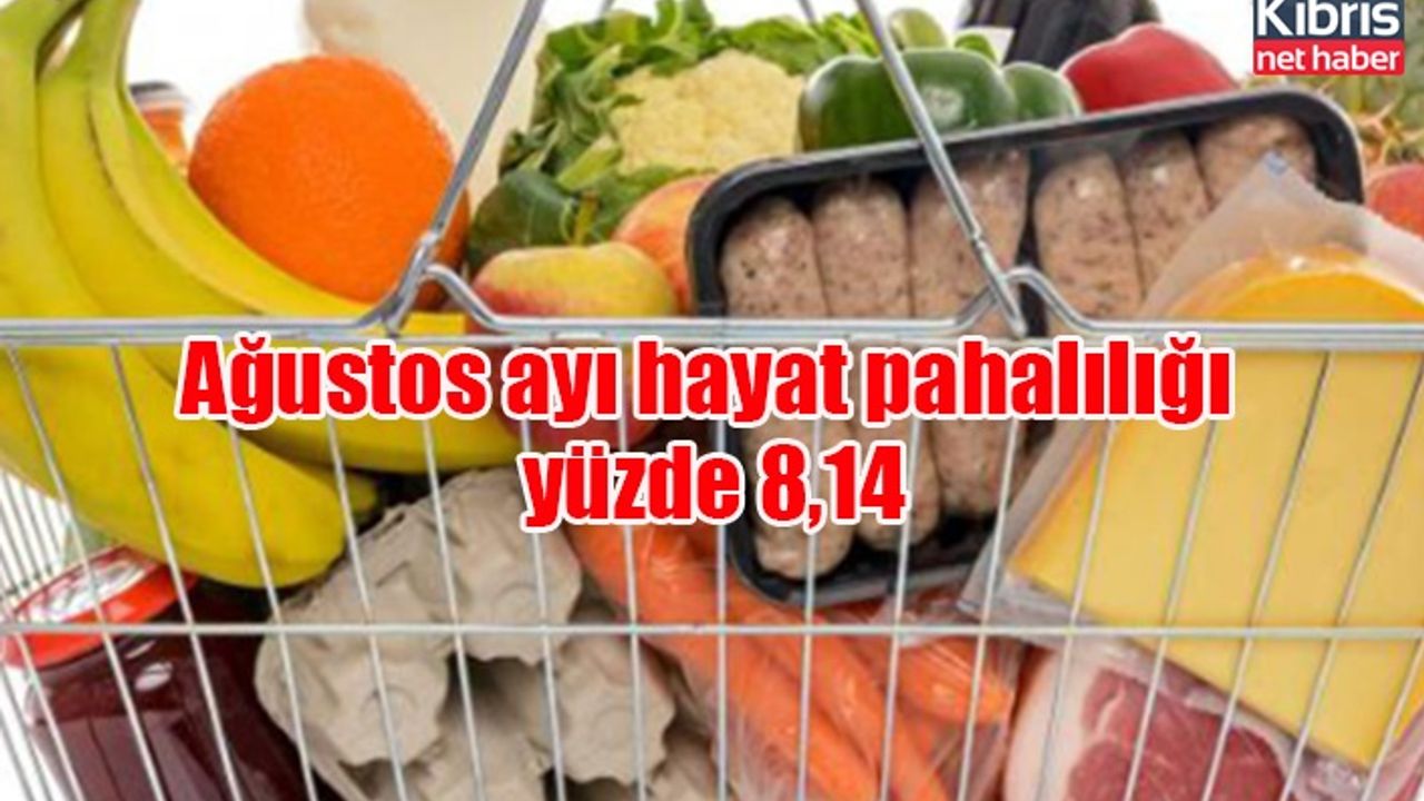 Ağustos ayı hayat pahalılığı yüzde 8,14