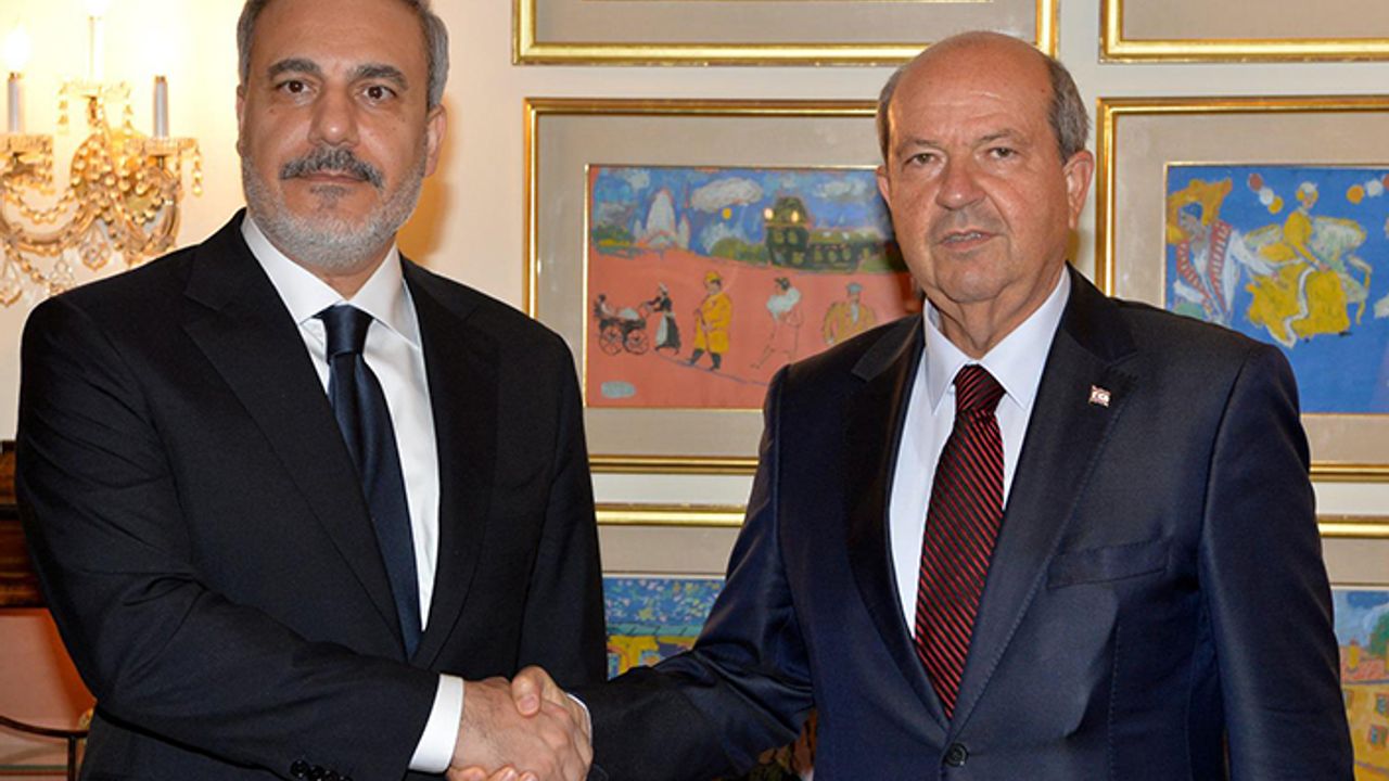 Cumhurbaşkanı Tatar, Türkiye Cumhuriyeti Dışişleri Bakanı Fidan ile görüştü