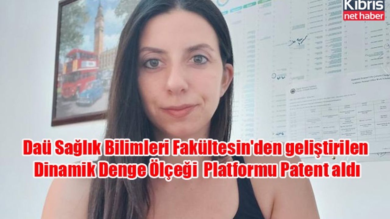 Daü Sağlık Bilimleri Fakültesin'den geliştirilen Dinamik Denge Ölçeği  Platformu Patent aldı
