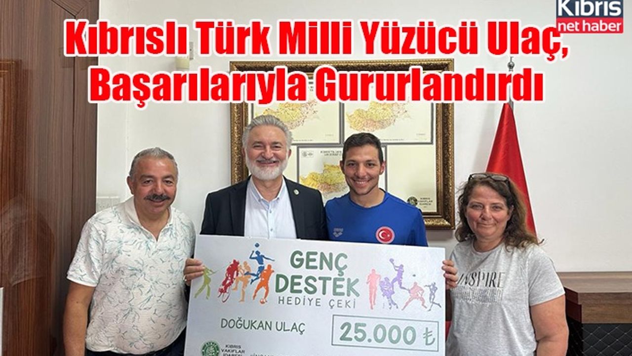 Kıbrıslı Türk Milli Yüzücü Ulaç, Başarılarıyla Gururlandırdı