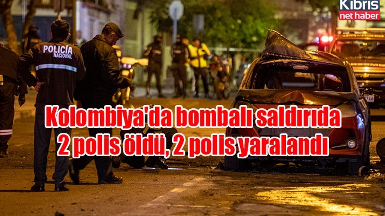 Kolombiya'da bombalı saldırıda 2 polis öldü, 2 polis yaralandı