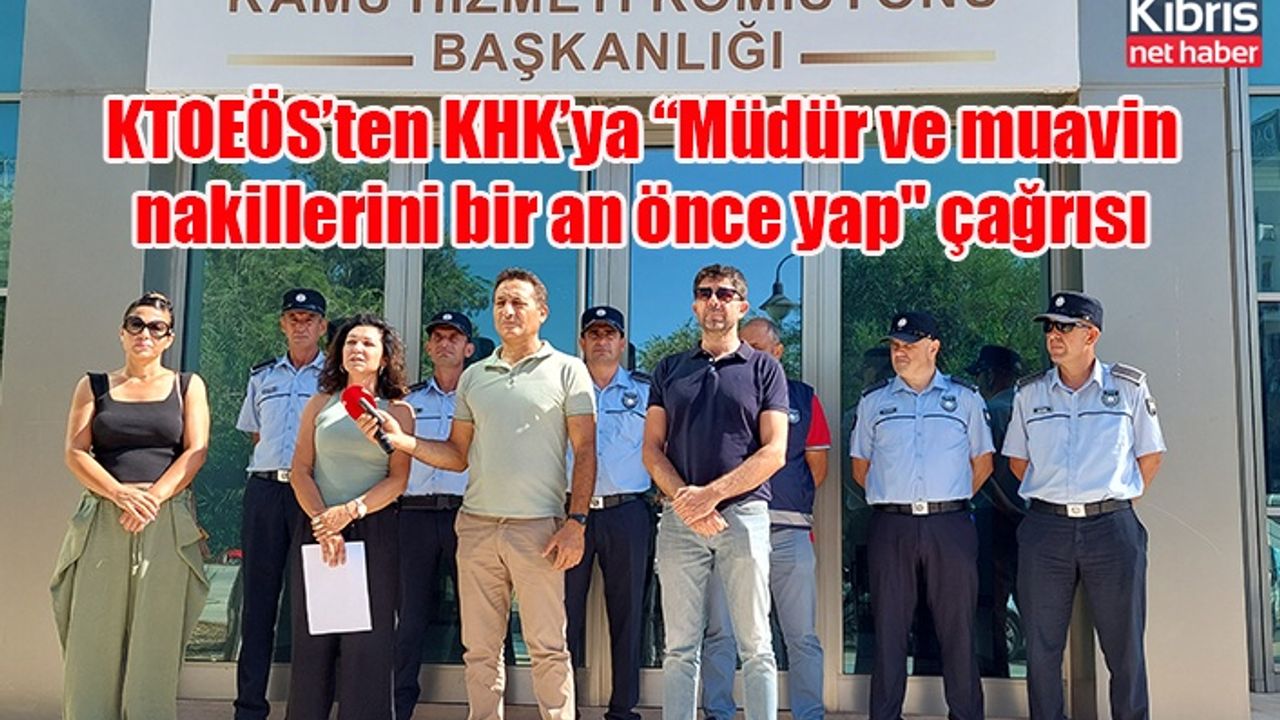 KTOEÖS’ten KHK’ya “Müdür ve muavin nakillerini bir an önce yap" çağrısı