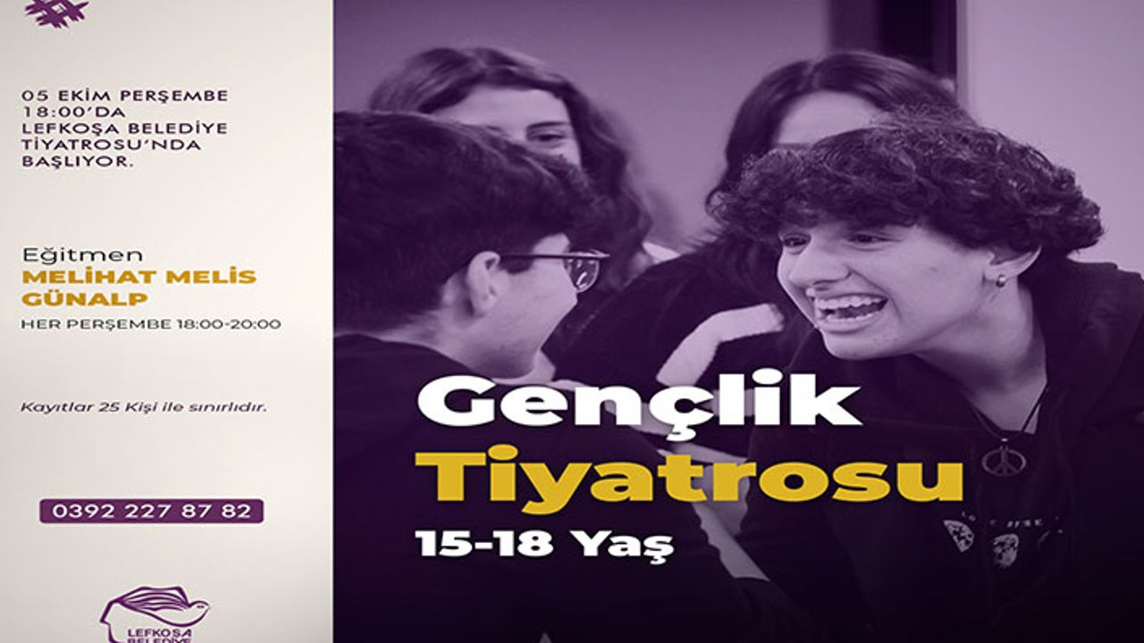 Lefkoşa Belediye Tiyatrosu kursları başlıyor