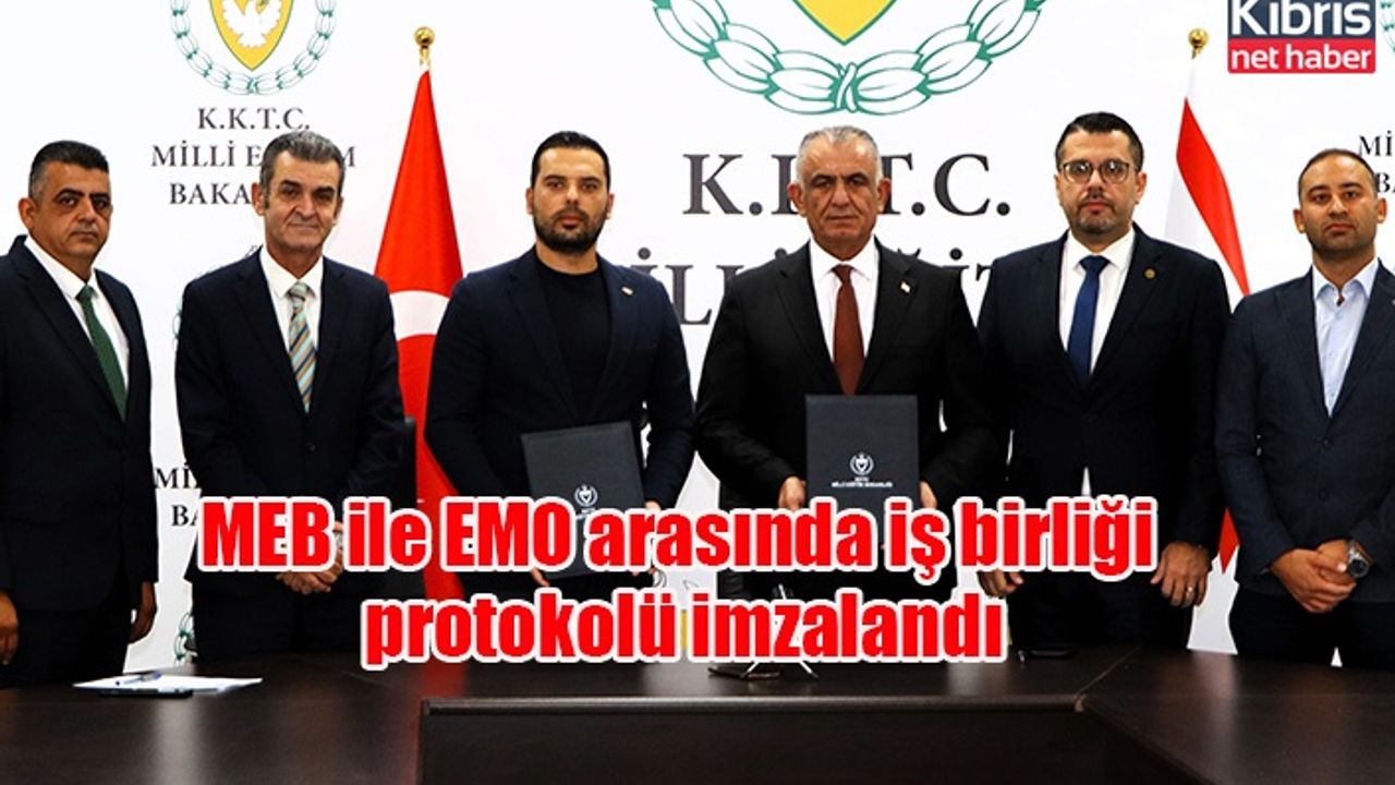 MEB ile EMO arasında iş birliği protokolü imzalandı