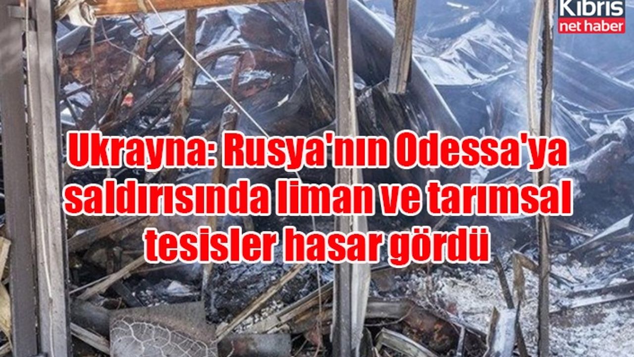 Ukrayna: Rusya'nın Odessa'ya saldırısında liman ve tarımsal tesisler hasar gördü