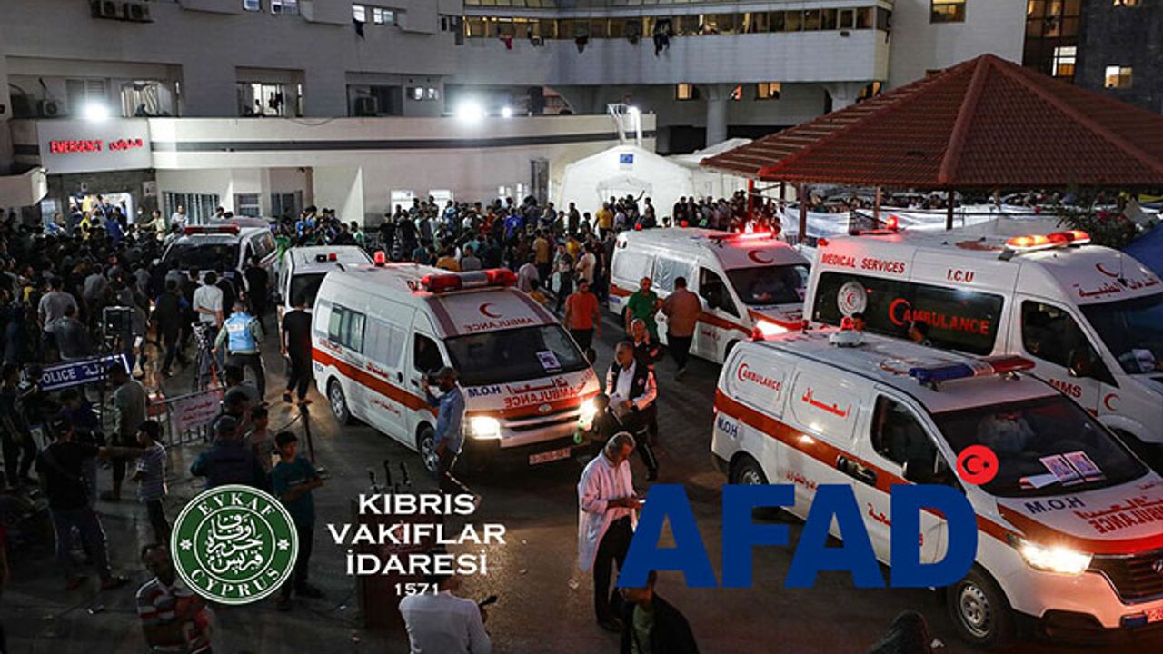 Filistin’deki Hastanelere Evkaf Tarafından Yardım Gönderildi