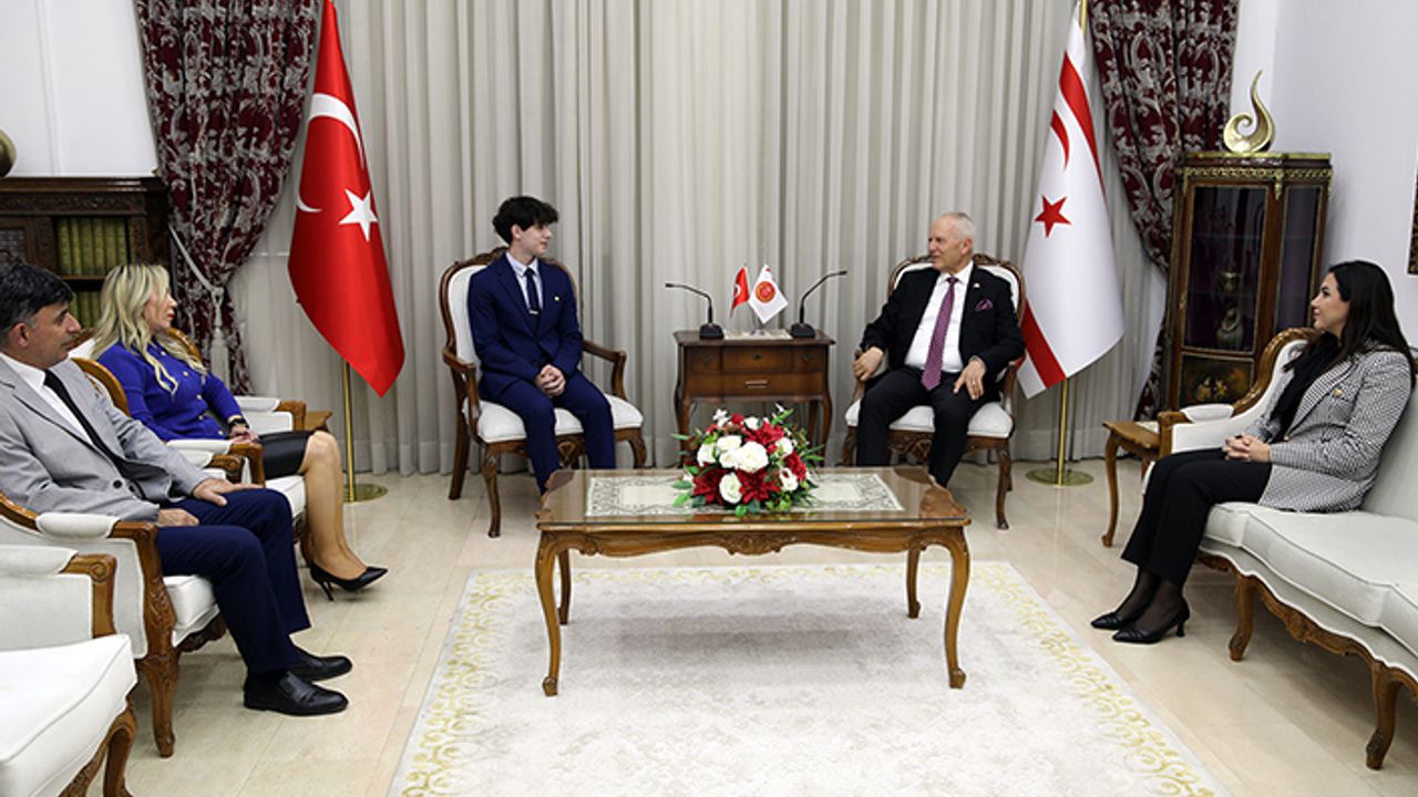 Töre IGSCE birincisi Özkan Cansu’yu kabul etti