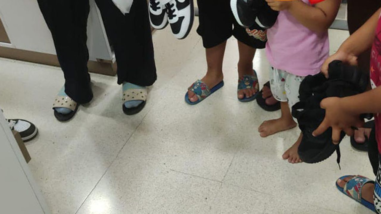 MDP Lefkoşa İlçe Örgütünden 100 çocuğa ayakkabı