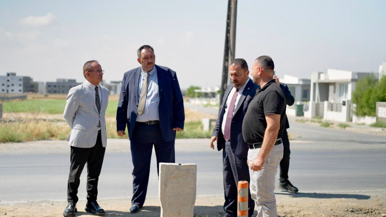 Çavuş, Yeniboğaziçi İsale ve Şebeke Geliştirme Projesi’nde incelemelerde bulundu