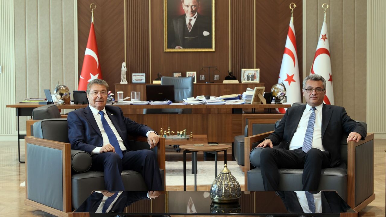 Cumhurbaşkanı Erhürman, Başbakan Üstel’i kabul etti