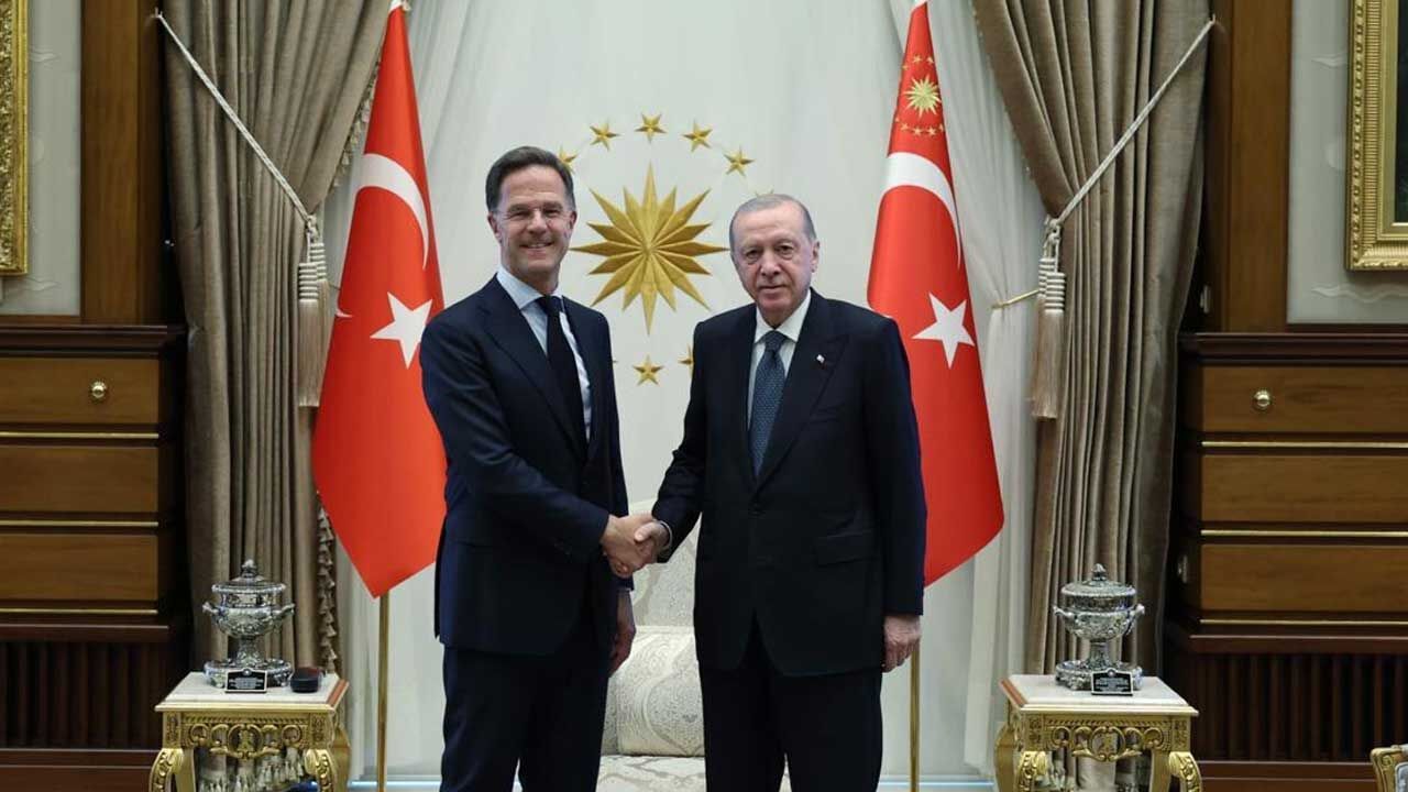 Erdoğan, NATO Genel Sekreteri Rutte'yi kabul etti