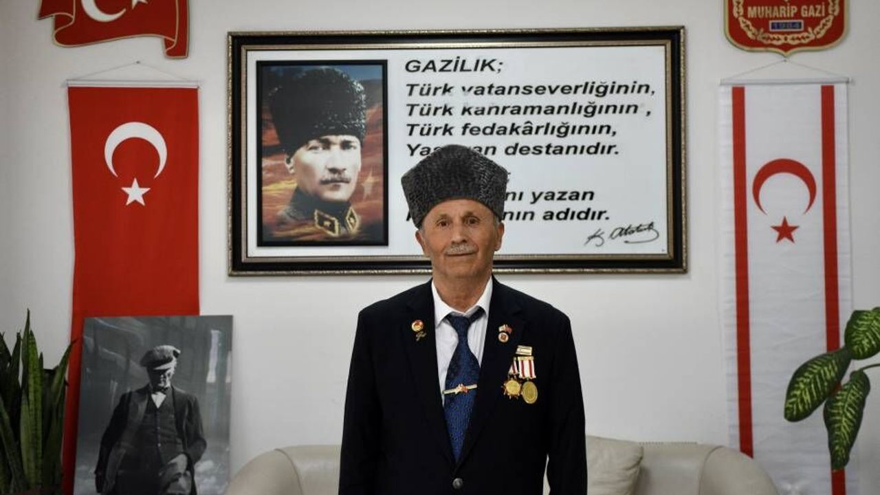 Gazi Muzaffer Gülbüz Kıbrıs'taki tarihi heyecanı unutamıyor
