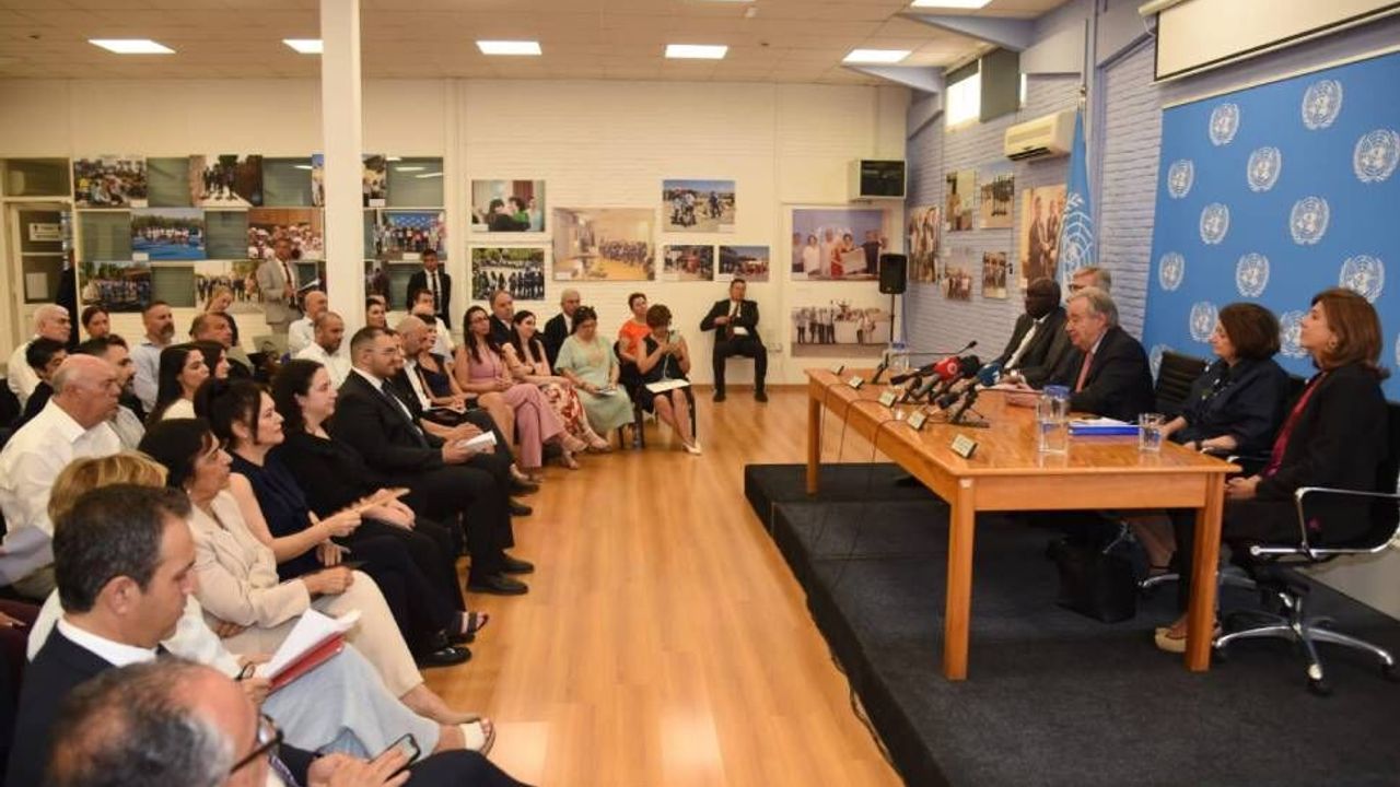 Kıbrıslı Türk gençlerden BM Genel Sekreteri Antonio Guterres’e ortak mektup