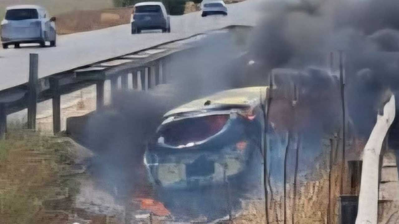 Alevlerin arasından hayat kurtardı!