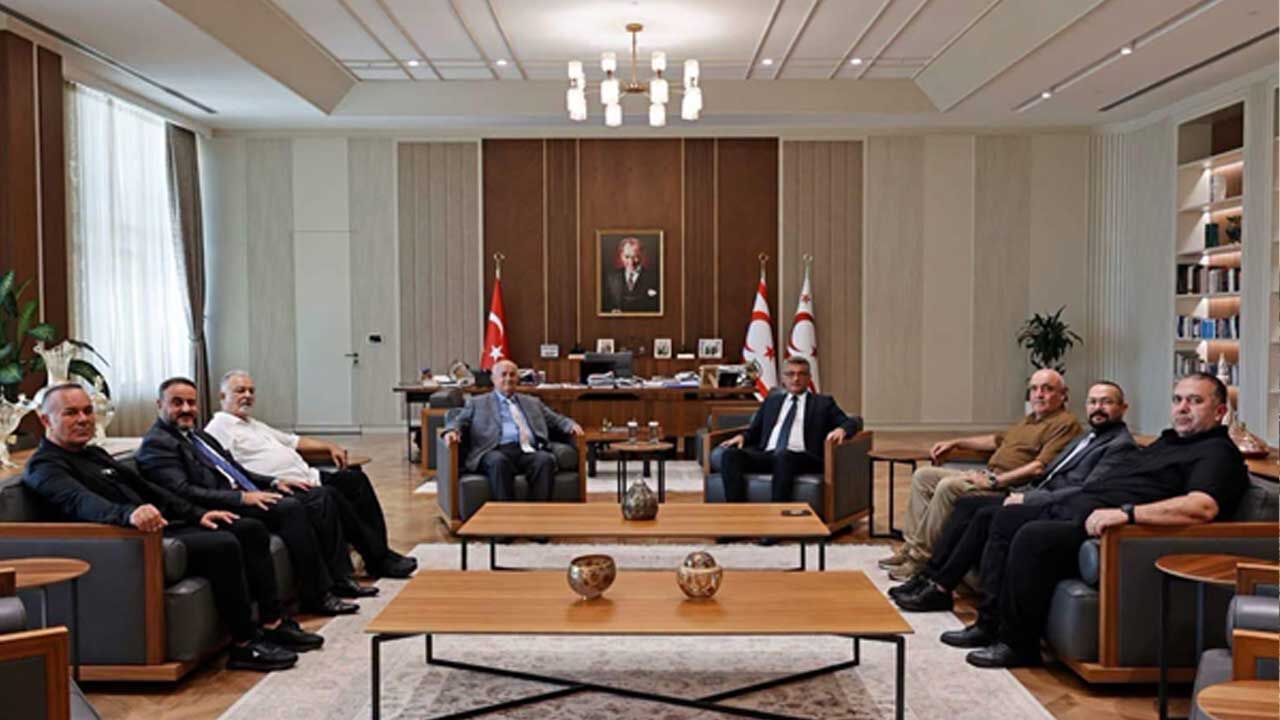 Milli Mücadele Vakfı’ndan Erhürman’a ziyaret