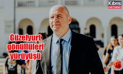 Güzelyurt gönüllüleri yürüyüşü