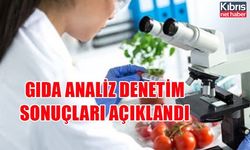 Gıda analiz sonuçları açıklandı