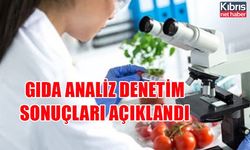 Gıda denetim sonuçlarını açıkladı