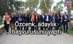 Özcenk, adaylık başvurusunu yaptı