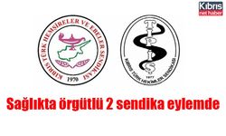 Sağlıkta örgütlü 2 sendika eylemde