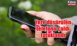 Yere düşürülen telefonu çaldı tutuklandı