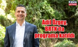 Adil Özgey, BRTK’da programa katıldı