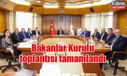 Bakanlar Kurulu toplantısı tamamlandı