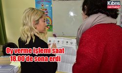 Oy verme işlemi saat 18.00’de sona erdi