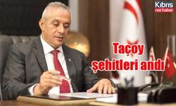 Taçoy şehitleri andı