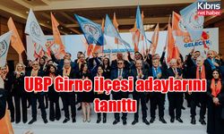 UBP Girne ilçesi adaylarını tanıttı