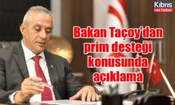 Bakan Taçoy’dan prim desteği açıklaması