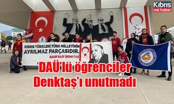 DAÜ’lü öğrenciler Denktaş’ı unutmadı