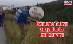 Esentepe Tatlısu anayolunda trafik kazası